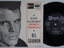 DEL SHANNON Keep Searchin RARE Sweden 45 UNIQUE swedish p/s teen rocker HEAR