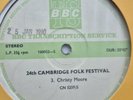 24th Cambridge Folk Festival Christy Moore / Oysterband BBC TRANSCRIPT '89