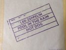 Japanese press 7inch    LED ZEPPELIN   FOOL IN THE RAIN / HOT DOG