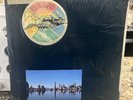 PINK FLOYD Wish You Were Here 1975 USA Vinyl 1st Pressing BLUE Shrink Postcard