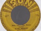 original ELVIS PRESLEY rockabilly 45: BABY LET'S PLAY HOUSE/I'M LEFT/ SUN 217