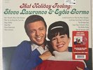 STEVE LAWRENCE & EYDIE GORME THAT HOLIDAY FEELING LP RED SANTA SWIRL VINYL