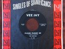 Beatles 45 1964 Please Please Me RARE VEE JAY Block Letters, VG+