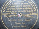 Pre-Dog Victor Monarch 3247 E Johnson-Sousa's Band-78 Scarce1 sided Ca 1902