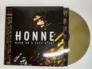 Honne Warm On A Cold Night LP Gold Vinyl Inner & Signed Print UK 2016 Atlantic