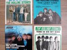 (4) Early Rolling Stones 45 rpm picture record sleeves only excellent no vinyl