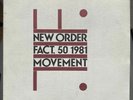 New Order Movement Vinyl LP 1982 Factory US FACTUS50 VG+ Translucent Blue Orig