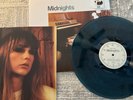 Taylor Swift Midnights Jade Green Marbled Vinyl Autograph Insert Hand Signed