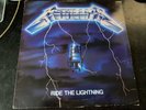 METALLICA - RIDE THE LIGHTNING - VINYL LP
