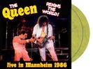 QUEEN Reigns The World marbled  vinyl 2xLP mint sealed new live classic rock