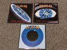 3 x DEF LEPPARD 7” SINGLES..LETS GET ROCKED,HAVE YOU EVER,MAKE LOVE LIKE 1992