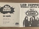 Led Zeppelin Rare 7 45 Import Whole Lotta Love/Livin Lovin Maid Picture Sleeve