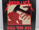 METALLICA KILL EM ALL LP ORIGINAL 1983 US PRESS MEGAFORCE SILVER VG+ CLEAN