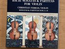 RARE 3 LP  Bach: Sonatas & Partitas Christian Ferras Violin  SAS 2028/3 mint