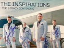 The Inspirations THE LEGACY CONTINUES vinyl LP +bonus CD TESTED auto by 4