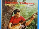JIMMIE RODGERS SINGS FOLK SONGS LP 1958  SIGNED NICE CONDITION  VG/VG