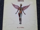 NIRVANA IN UTERO 1ST EU PRESSING VINYL LP 1993 GEF 24536 EX+