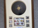 Vtg Collectible The Beatles Framed 7” Single I Feel Fine & Collectible Stamps