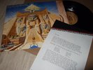 IRON MAIDEN : POWERSLAVE LP 1984 EMI GERMANY +OIS+COLORED PROMOSHEET