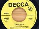 RICK NELSON & THE STONE CANYON BAND - GARDEN PARTY -  ROCK 45  *PROMO* DECCA