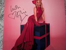 Kylie Minogue -Kylie Christmas (Pink white marbled Vinyl LP & Signed Print) XMAS