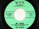 Doo-Wop 45 - Sharps - We Three/Teen Age Girl - Win VG+