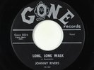 Rockabilly 45 - Johnny Rivers - Baby Come Back/Long Long Walk - Gone VG+