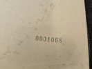 THE BEATLES WHITE ALBUM LP SCARCE 1968 LOW NUMBER #0001068 W/PHOTOS AND POSTER