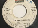 RONNIE DAVIS - Jah. Jah, Jahovah - RARE ROOTS REGGAE 45 micron