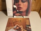 Signed Taylor Swift Midnights Moonstone Blue Vinyl Autograph Insert