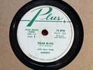 78Rpm, Rock n Roll 'Dear Elvis With Love From Audrey' Scarce US Plus