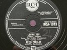 Elvis Presley 78 Loving You / Teddy Bear RCA 1013 UK rockabilly