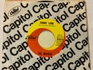 Beatles NM 45 + 1967 Record Store Divider Card Penny Lane Strawberry Fields