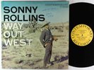 Sonny Rollins - Way Out West LP - Contemporary - C3530 OG Press Mono DG