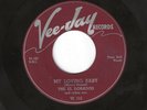 THE EL DORADOS 45RPM '654 VEE JAY MY LOVING BABY/BABY I NEED YOU DOO WOP VG++
