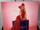 Kylie Minogue - Kylie Christmas Pink White Marble Vinyl LP NEW + Signed Insert