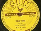 78 Rpm, Blues Rocker, Little Junior's Blue Flames, 'Feelin' Good, Sun 187