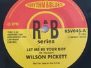 Wilson Pickett Let Me Be Your Boy Northern Soul Record Reissue Outta Sight