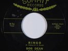 Rockabilly 45 BOB DEAN/MINUTE MEN Ringo/Instrumental on Summit