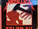 METALLICA KILL EM ALL LP ORIGINAL 1983 US PRESS MEGAFORCE SILVER VG+/VG+ CLEAN
