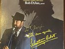 SEBASTIAN CABOT Signed Autograph Album LP Cover ONLY Bob Dylan Poet