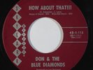 Teen 45 DON & THE BLUE DIAMONDS How About That /Too Late To Love on Skylark