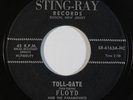 Surf Rocker 45 FLOYD & THE PARAMOUNTS Toll-Gate/Wood-Work on Sting-Ray
