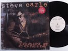 STEVE EARLE Train A Comin' PLAIN LP VG+ 180g 2014 reissue with insert SHRINK f