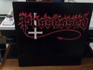 POSSESSED SEVEN CHURCHES VINYL LP GREEN LABEL US ISSUE EMBOSSED JACKET VG+/VG