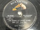 RCA Victor 78 RPM Elvis Presley - I’m Gonna Sit Right Down And Cry 20-6638 V+