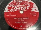 Parrot 78 RPM Albert King - Bad Luck Blues 788 V++