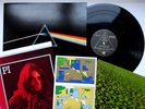 PINK FLOYD - DARK SIDE OF THE MOON Posters/stickers EX Vinyl LP ULTRASONIC CLEAN