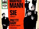 Manfred Mann Beat Rock Pop Single Vinyl 7 Sie/ Pretty Baby weine nicht EMI 45