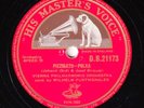 Furtwängler. Strauss (Pizzicato Polka)+Tchaikovsky (Waltz). HMV DB 21173. NM(-)